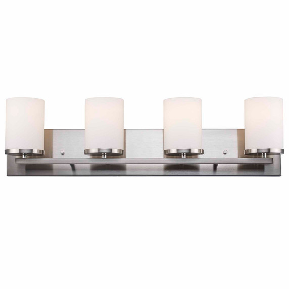 Bathroom Fixtures Four Lights by Trans Globe Imports ( 110 | 71844 BN Nico ) 