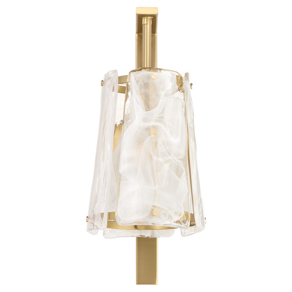 Sconces Single Glass by Quorum ( 19 | 5575-1-80 Prestige ) 
