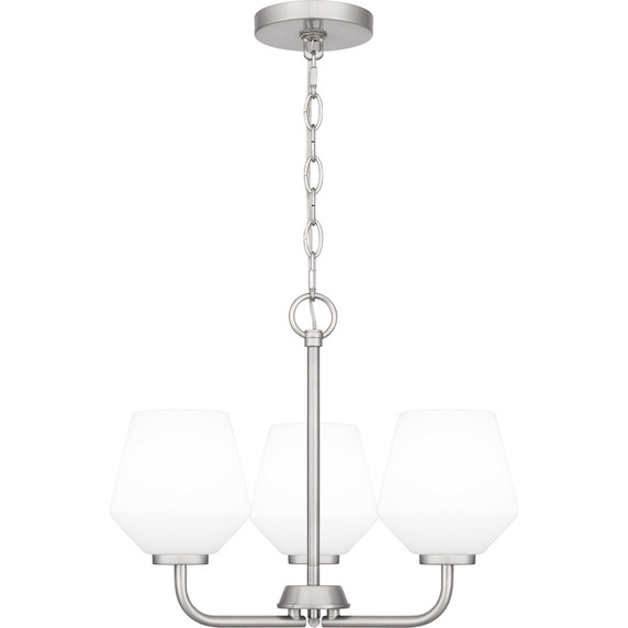 Mini Chandeliers Glass Shade by Quoizel ( 10 | NIE2817BN Nielson ) 