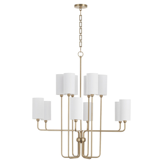 Mid. Chandeliers Candle by Quorum ( 19 | 698-12-80 Charlotte ) 