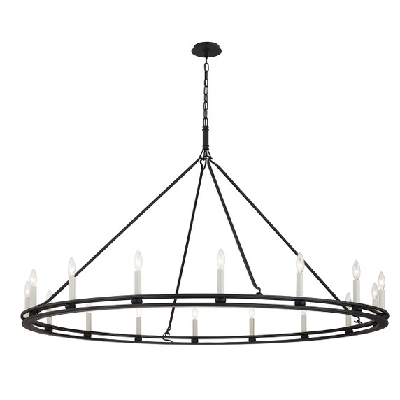 Large Chandeliers Candle by Troy Lighting ( 67 | F6234-TBK Sutton ) 