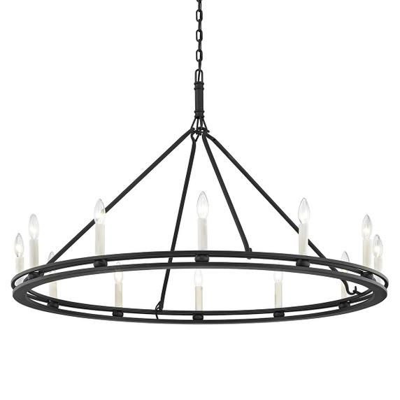 Large Chandeliers Candle by Troy Lighting ( 67 | F6237-TBK Sutton ) 