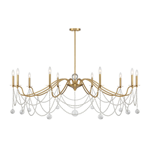 Large Chandeliers Candle by Savoy House ( 51 | 1-7504-10-322 Mariposa ) 