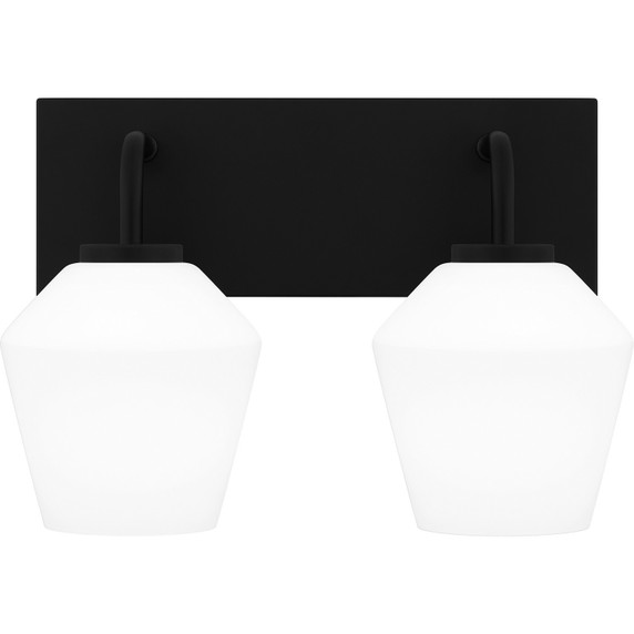 Bathroom Fixtures Two Lights by Quoizel ( 10 | NIE8613MBK Nielson ) 
