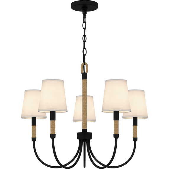 Mid. Chandeliers Candle by Quoizel ( 10 | BYL5025MBK Bayside ) 