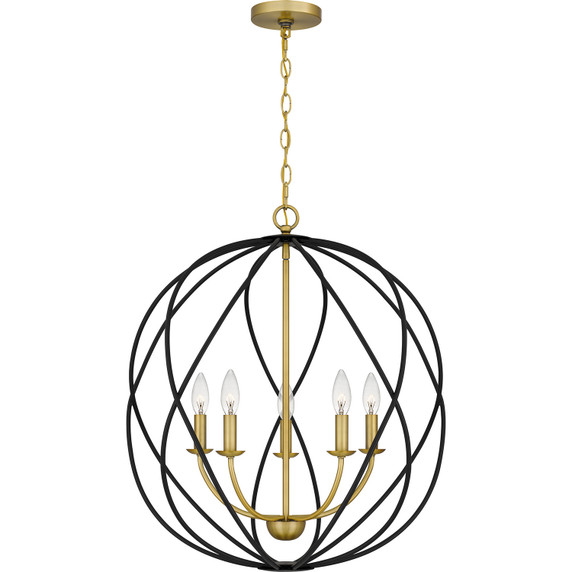 Mid. Chandeliers Candle by Quoizel ( 10 | BYN2824AB Bryn ) 