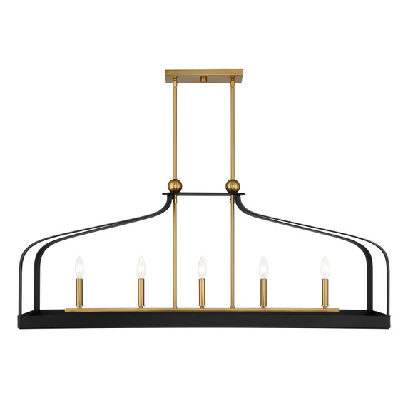 Linear/Island 4 Light + by Savoy House ( 51 | 1-7804-5-143 Sheffield ) 