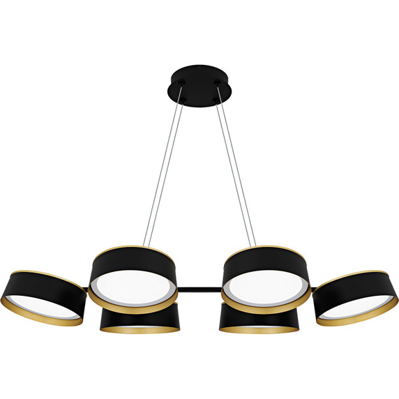 Linear/Island Drum Shade by Quoizel ( 10 | BYS640MBK Byrnes ) 