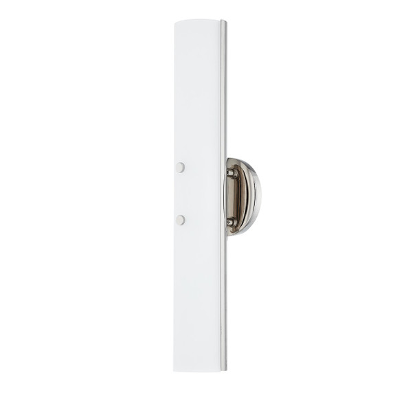 Sconces Single Glass by Troy Lighting ( 67 | B3219-PN Titus ) 
