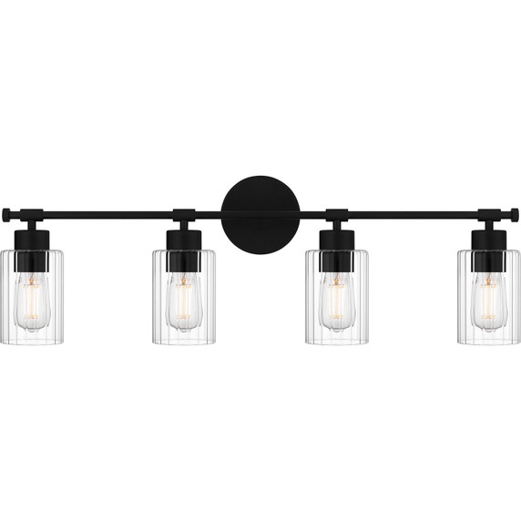 Bathroom Fixtures Four Lights by Quoizel ( 10 | CAP8632MBK Caputo ) 