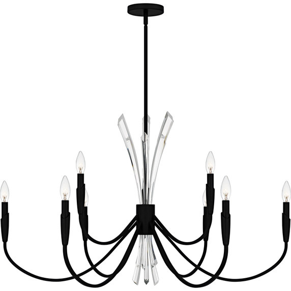 Large Chandeliers Candle by Quoizel ( 10 | CCY5040MBK Cecily ) 