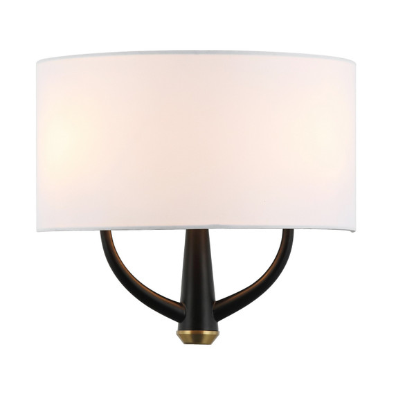 Sconces Double Candle by Varaluz ( 137 | 503W02BLSB Patchwork ) 