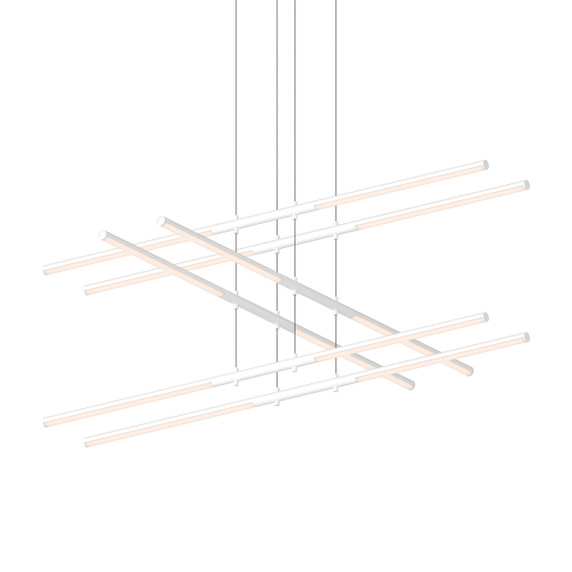 Large Chandeliers Geometric/Linear by Sonneman ( 69 | 2803.03 Tik-Tak ) 