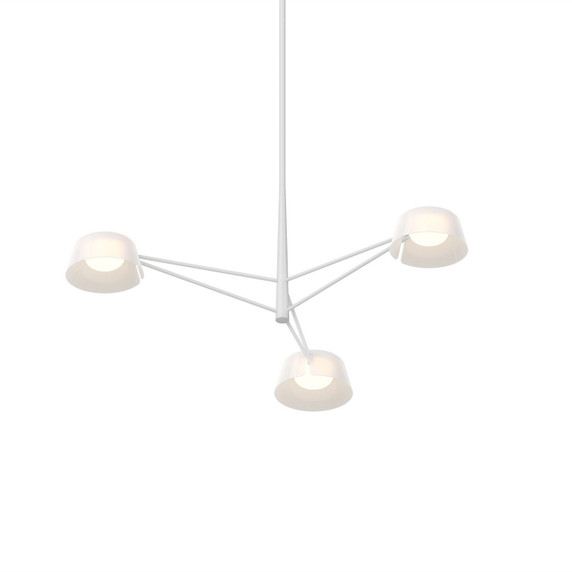 Mid. Chandeliers Glass Down by Sonneman ( 69 | 2033.17W Ray ) 