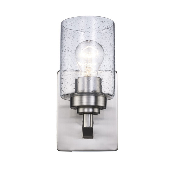 Sconces Single Glass by Trans Globe Imports ( 110 | 80521 BN Mod Pod ) 