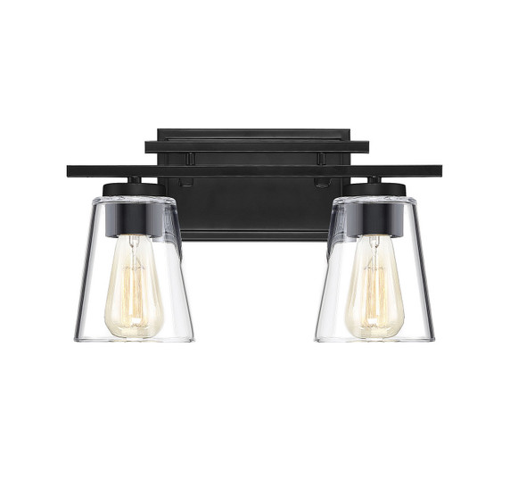 Bathroom Fixtures Two Lights by Savoy House ( 51 | 8-1020-2-BK Calhoun ) 