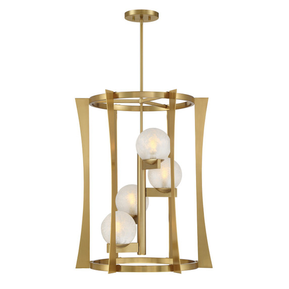 Foyer/Hall Lanterns Open Frame by Savoy House ( 51 | 3-1018-4-322 Darien ) 