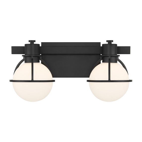Bathroom Fixtures Two Lights by Savoy House ( 51 | 8-1060-2-BK Pierce ) 