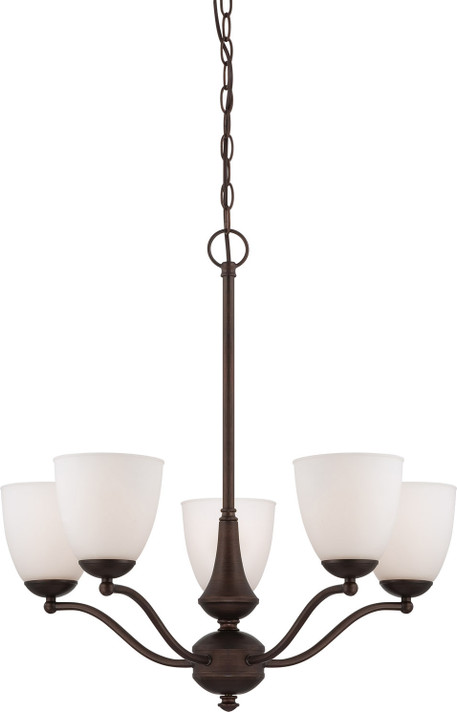 Mid. Chandeliers Glass Up by Nuvo Lighting ( 72 | 60-5135 Patton ) 