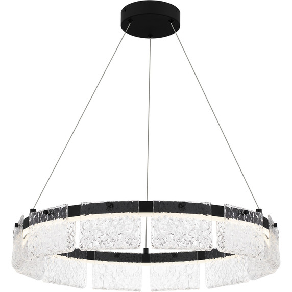 Mid. Chandeliers Glass Down by Quoizel ( 10 | PCACE2824MBK Alice ) 