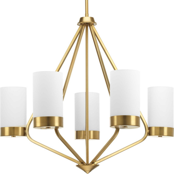 Mid. Chandeliers Glass Up by Progress Lighting ( 54 | P400022-109 Elevate ) 