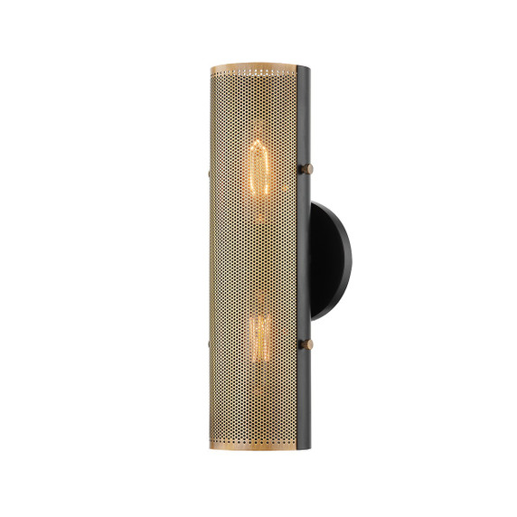 Sconces Linear/Tubular by Troy Lighting ( 67 | B5613-PBR/SBK Mikka ) 