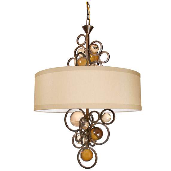 Pendants Drum Shade by Van Teal ( 247 | 753050 Free Wheeling ) 
