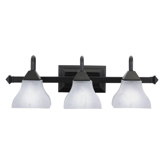 Bathroom Fixtures Three Lights by Vaxcel ( 63 | VL26303OBB Cardiff ) 