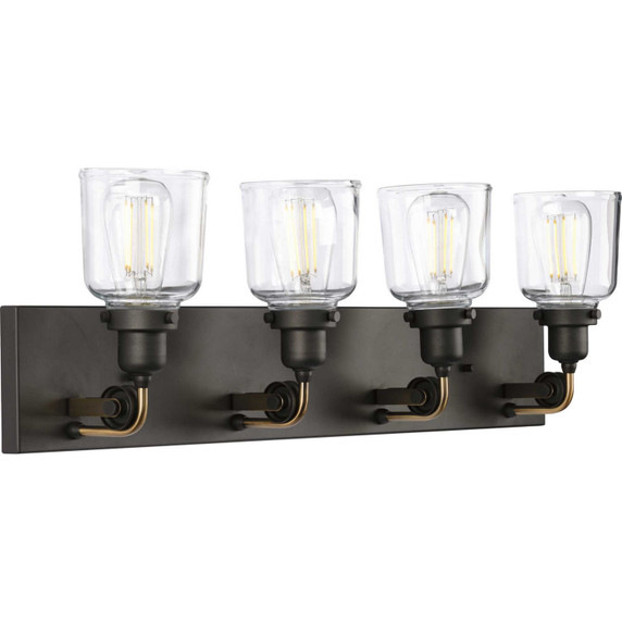 Bathroom Fixtures Four Lights by Progress Lighting ( 54 | P300229-143 Rushton ) 
