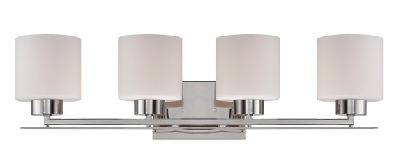Bathroom Fixtures Four Lights by Nuvo Lighting ( 72 | 60-5204 Parallel ) 