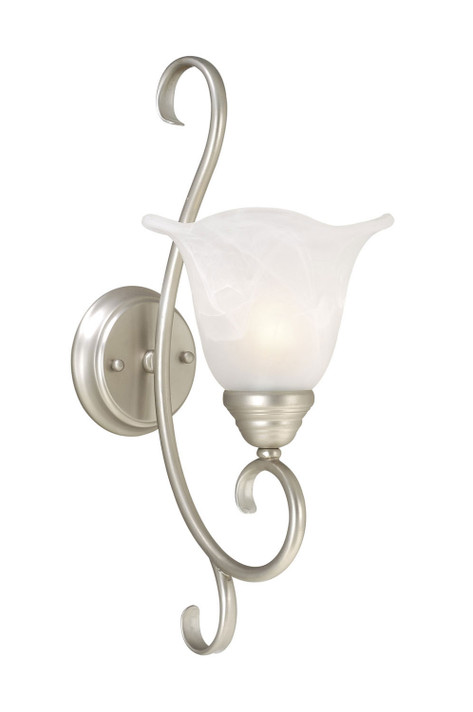 Sconces Single Glass by Vaxcel ( 63 | BL-VLU001BN Bella ) 