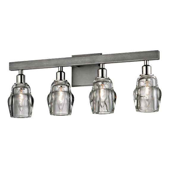 Bathroom Fixtures Four Lights by Troy Lighting ( 67 | B6004-GRA/PN Citizen ) 