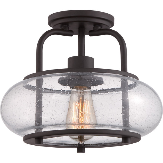 Semi-Flush Mts. Bowl Style by Quoizel ( 10 | TRG1712OZ Trilogy ) 