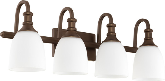 Bathroom Fixtures Four Lights by Quorum ( 19 | 5011-4-86 Richmond ) 