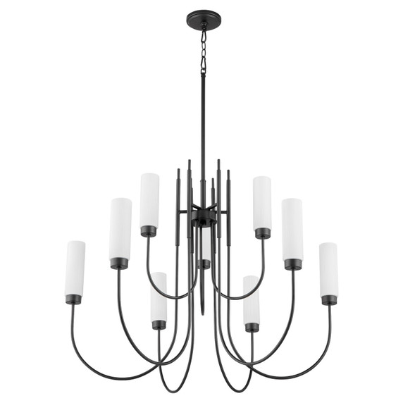 Mid. Chandeliers Glass Up by Quorum ( 19 | 6024-9-59 Jerome ) 