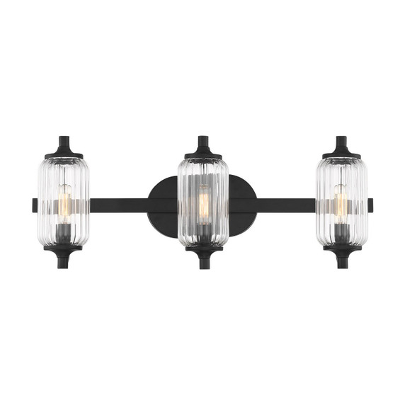 Bathroom Fixtures Three Lights by Savoy House ( 51 | 8-3024-3-BK Holton ) 