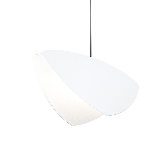 Pendants Glass Down by Sonneman ( 69 | 2901.25-BW Papillons ) 