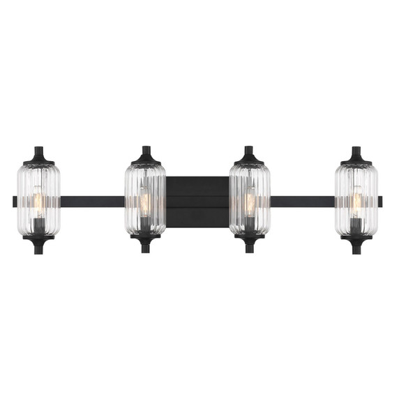 Bathroom Fixtures Four Lights by Savoy House ( 51 | 8-3024-4-BK Holton ) 