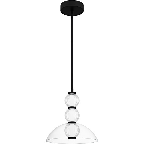 Pendants Glass Down by Quoizel ( 10 | PCELW1812MBK Elway ) 