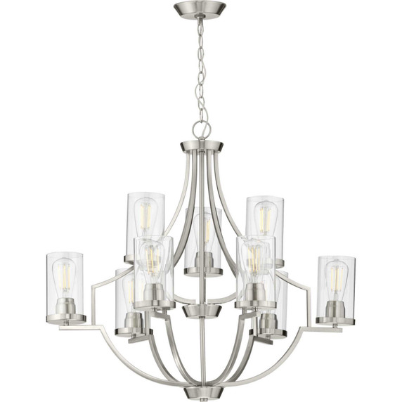 Mid. Chandeliers Glass Up by Progress Lighting ( 54 | P400198-009 Lassiter ) 
