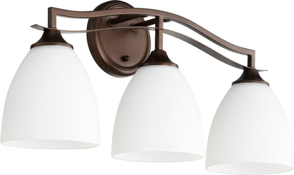 Bathroom Fixtures Three Lights by Quorum ( 19 | 5027-3-86 Jardin ) 