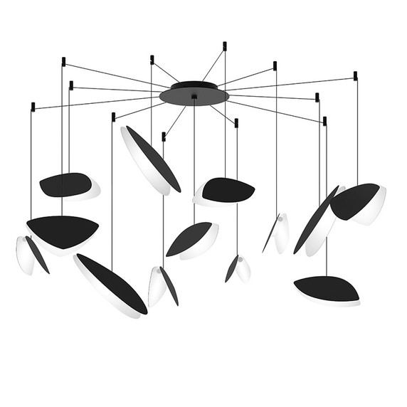 Mid. Chandeliers Glass Down by Sonneman ( 69 | 2907.25K Papillons ) 