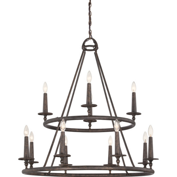 Large Chandeliers Candle by Quoizel ( 10 | VYR5012ML Voyager ) 
