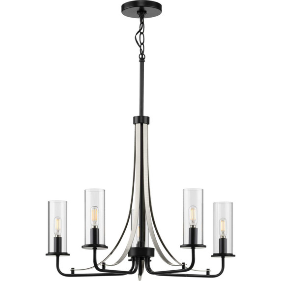 Mid. Chandeliers Glass Up by Progress Lighting ( 54 | P400209-031 Riley ) 