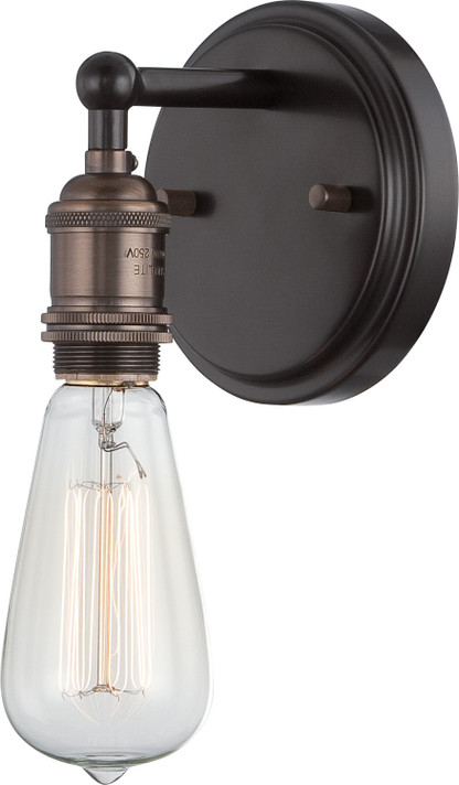 Sconces Single Glass by Nuvo Lighting ( 72 | 60-5515 Vintage ) 