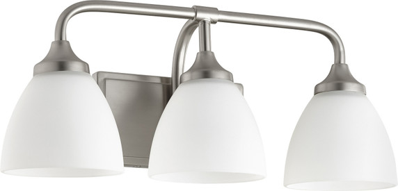 Bathroom Fixtures Three Lights by Quorum ( 19 | 5059-3-65 Enclave ) 