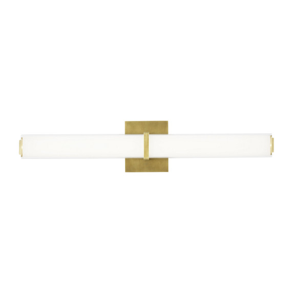 Bathroom Fixtures Cylindrical / Linear by Visual Comfort Modern ( 182 | 700BCMLN24WNB-LED930-277 Milan ) 