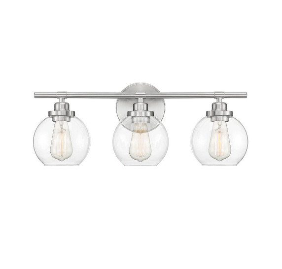 Bathroom Fixtures Three Lights by Savoy House ( 51 | 8-4050-3-SN Carson ) 