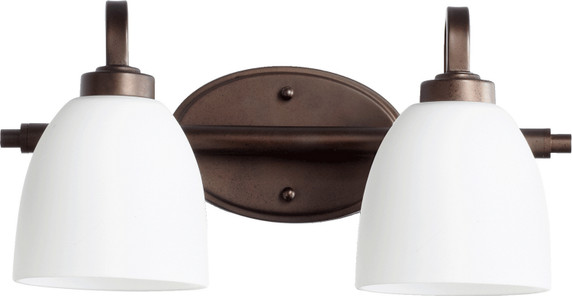 Bathroom Fixtures Two Lights by Quorum ( 19 | 5060-2-86 Reyes ) 