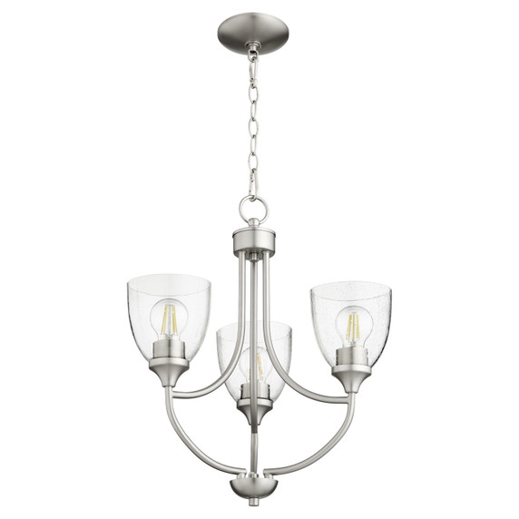 Mini Chandeliers Glass Shade by Quorum ( 19 | 6059-3-265 Enclave ) 